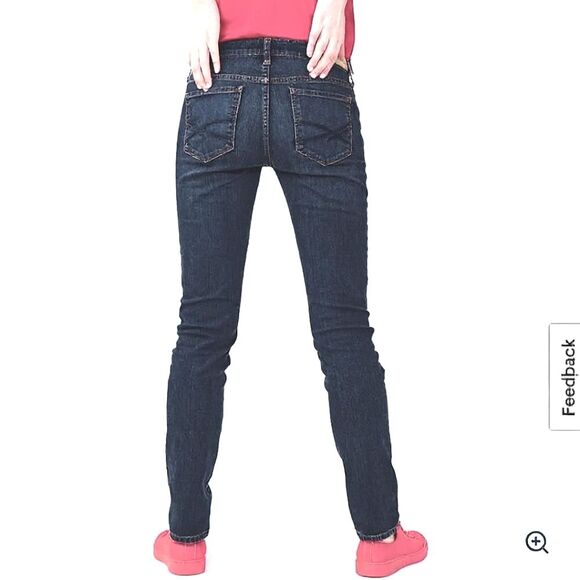 Aeropostale Bayla Skinny Jean Size 6 Short Dark Wash 29" inseam Low-Rrise 8" - Picture 1 of 15